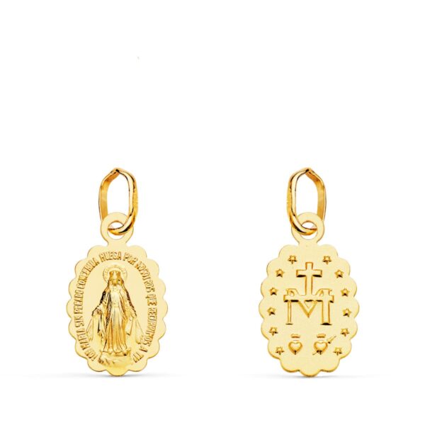 Medalla Virgen Milagrosa oro 1 PM