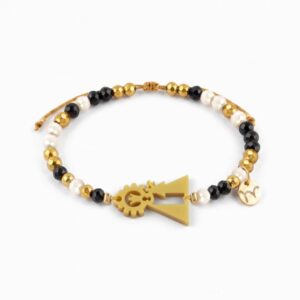 Pulsera Virgen de Desamparados Dorada
