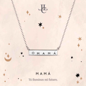 Gargantilla MAMA rectangular