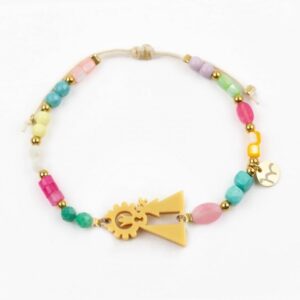 pulsera virgen desamparados mix dorada