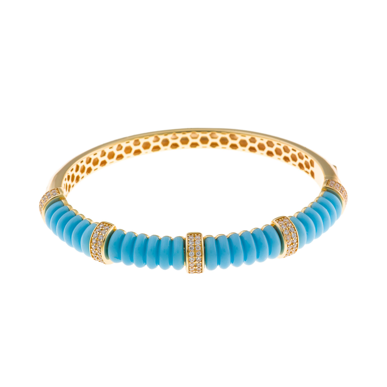 PULSERA CAÑA RESINA ESTRIADA